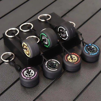 MINI CUTE TYRE KEYRING