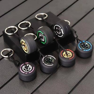 MINI CUTE TYRE KEYRING