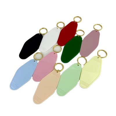 PLASTIC HOTEL KEYRING CHAIN