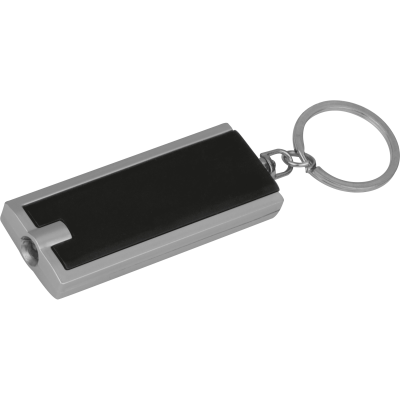 PLASTIC KEYRING BATH in Black 