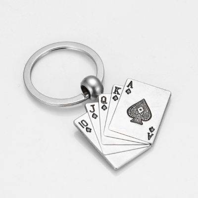PLAYING CARD KEYRING