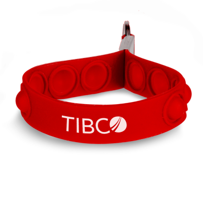 POP IT WRIST STRAP KEYRING CHAIN