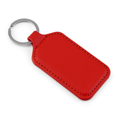 PORTO RPET RECTANGULAR KEYRING FOB