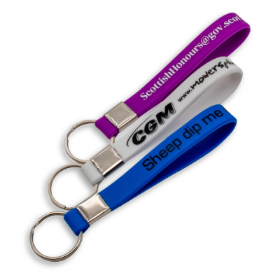 PRINTED SILICON LOOP KEYRING