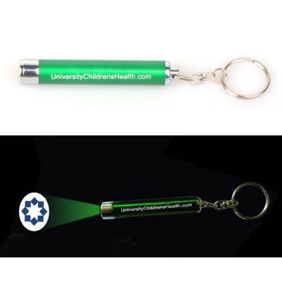 PROMOTIONAL PROJECTION TORCH KEYRING CHAIN