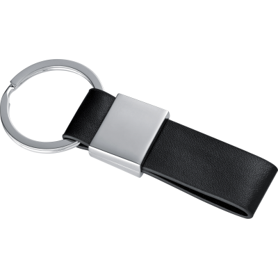 PU STRAP KEYRING in Black