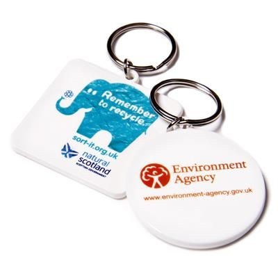RECYCLED 45MM KEYRING