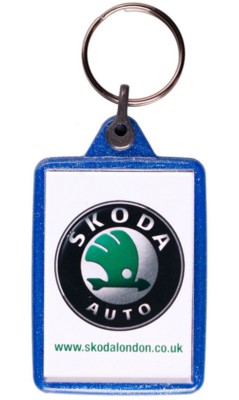 RECYCLED RECTANGULAR KEYRING