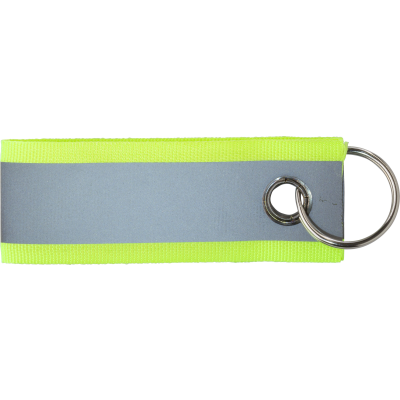 REFLECTIVE KEYRING in Yellow