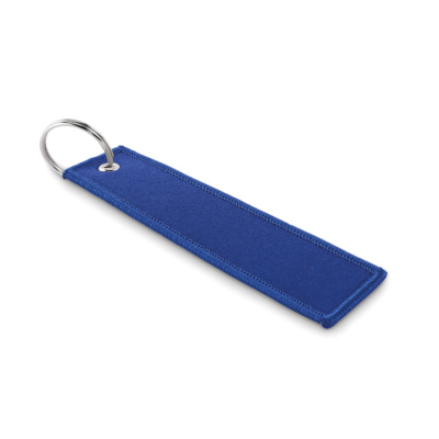 REMOVE BEFORE FLIGHT KEYRING in Blue