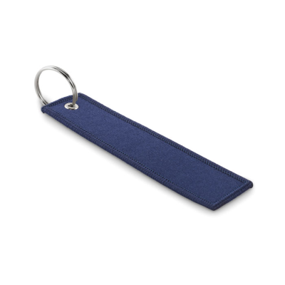 REMOVE BEFORE FLIGHT KEYRING in Blue