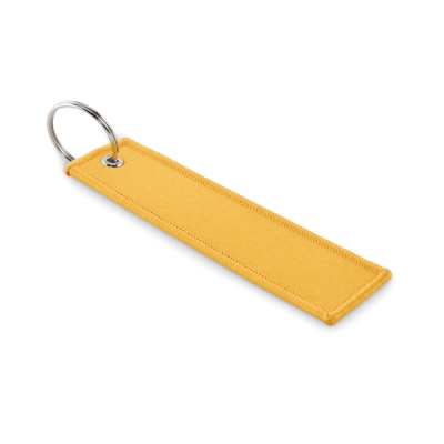 REMOVE BEFORE FLIGHT KEYRING in Yellow