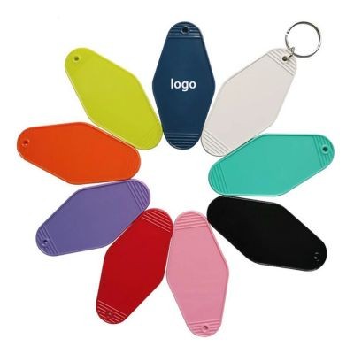RHOMBUS SHAPE MOTEL KEYRING CHAIN - PROMOTIONAL CORPORATE GIFT