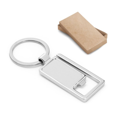 RINGBOLT METAL BOTTLE OPENER KEYRING