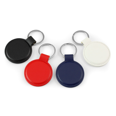 ROUND KEYRING FOB MADE FROM PORTO