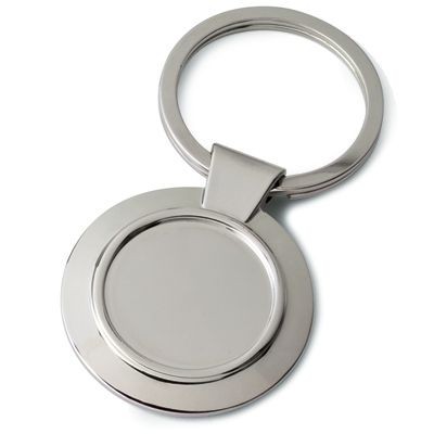 ROUND METAL KEYRING