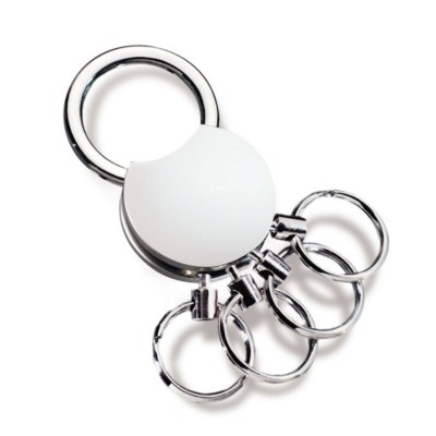 ROUND MULTI KEYRING with 4 Detachable Rings