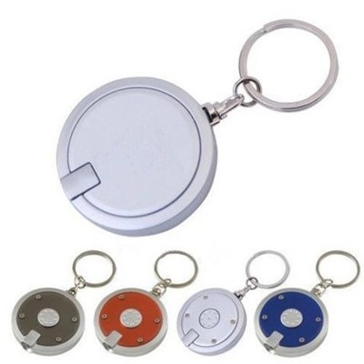 ROUND SHAPE LED KEYRING CHAIN