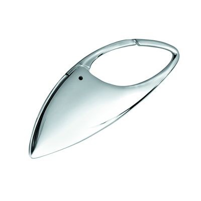 SHARK METAL KEYRING in Silver