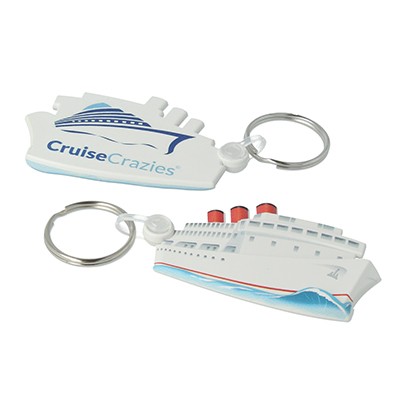 SHIP SHAPE FUNKEYS KEYRING