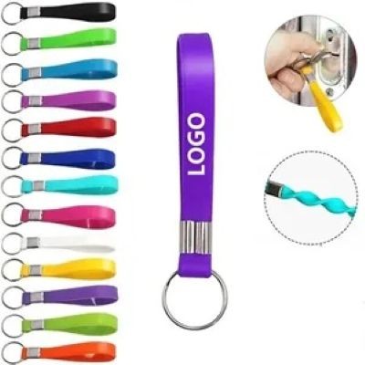 SILICONE KEYRING CHAIN