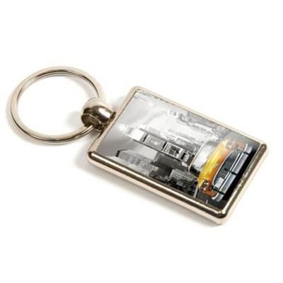 SILVER COLOUR METAL KEYRING