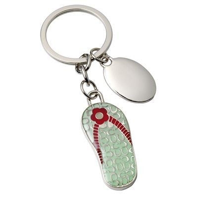 SMALL SLIPPER METAL KEYRING