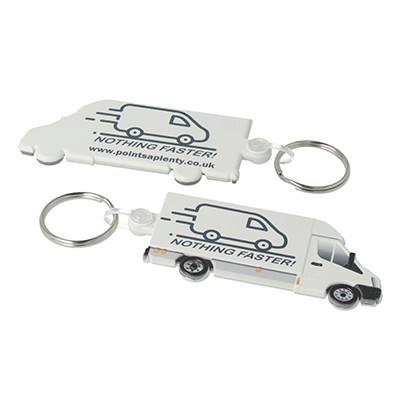 SMALL VAN SHAPE FUNKEYS KEYRING