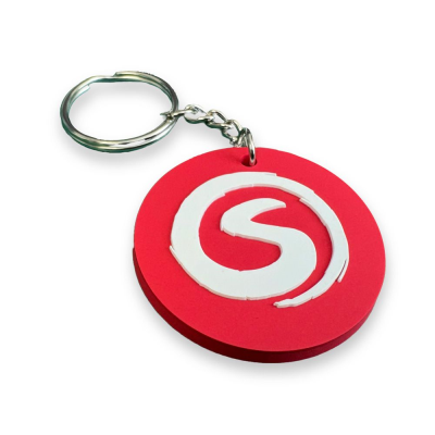 SOFT PVC KEYRING (30MM)