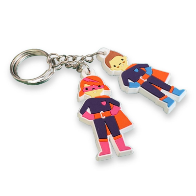 SOFT PVC KEYRING (50MM)