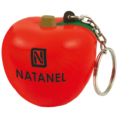 STRESS APPLE KEYRING