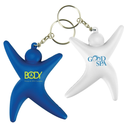 STRESS GYMNAST KEYRING
