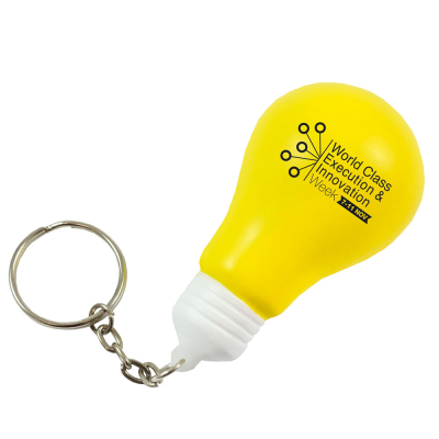 STRESS LIGHT BULB KEYRING