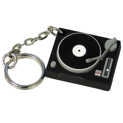 STRESS TURNTABLE KEYRING