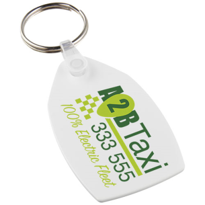 TAIT RECTANGULAR-SHAPED RECYCLED KEYRING CHAIN