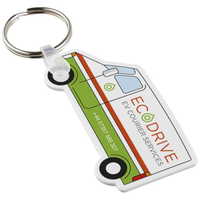 TAIT VAN-SHAPED RECYCLED KEYRING CHAIN