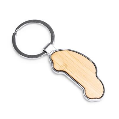TESLAR BAMBOO CAR KEYRING