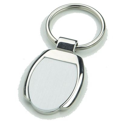 TOLEDO SILVER CHROME METAL KEYRING
