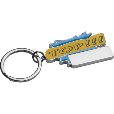 TOP KEYRING in Light Blue