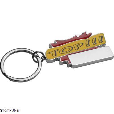 TOP KEYRING in Red