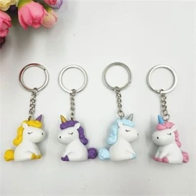 UNICORN PVC KEYRING CHAIN JEWELRY PENDANT CUSTOMIZATION