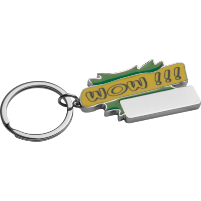 WOW KEYRING in Green
