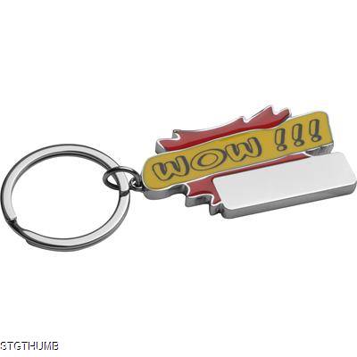 WOW KEYRING in Red