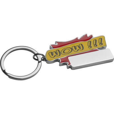 WOW KEYRING in Red