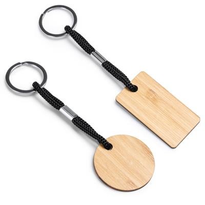 YESTE WOODEN KEYRING