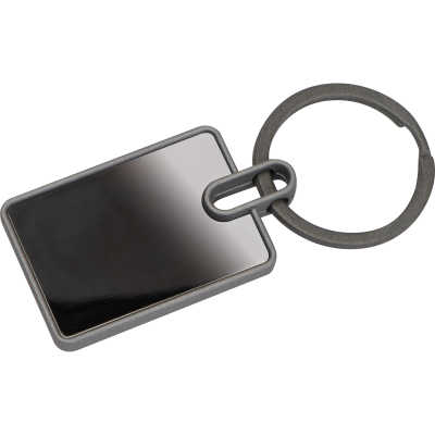 ZINC KEYRING CHAIN TIJUANA in Anthracite Grey 