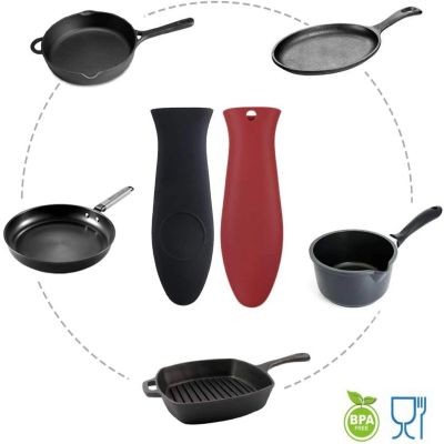 HEAT RESISTANT SILICONE HOT HANDLE COVER