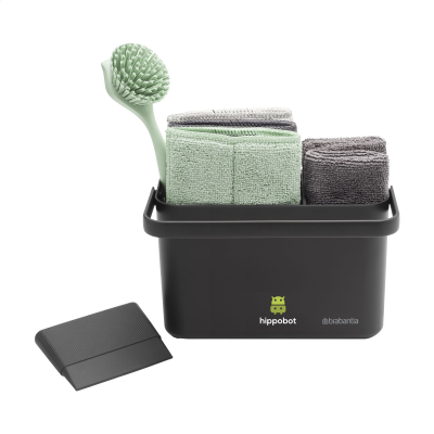 BRABANTIA SINKSIDE ORGANIZER CLEANING SET in Dark Grey