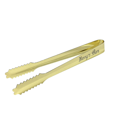 GOLD ICE TONGS