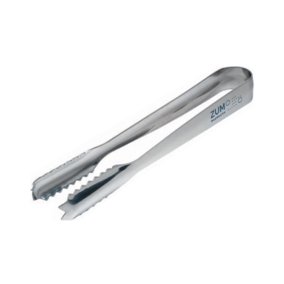 STAINLESS STEEL METAL ICE TONGS (18CM)